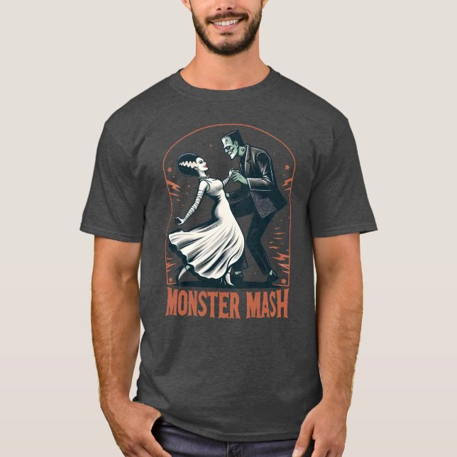 Camiseta Monster Mash Retro Vintage (Anverso)