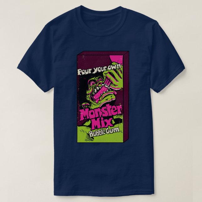 Camiseta Monster Mix 70 Candy Bubble Gum (Diseño del anverso)