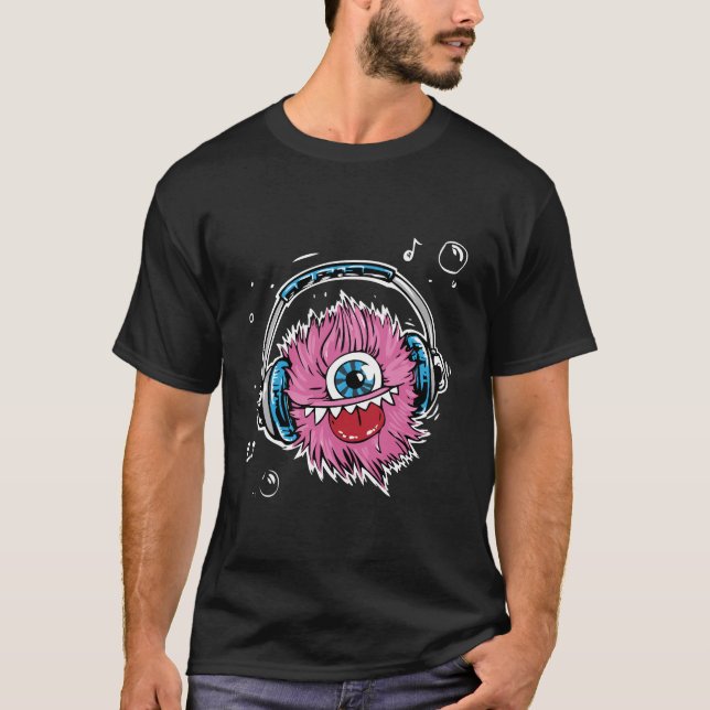 Camiseta Monster para auriculares (Anverso)