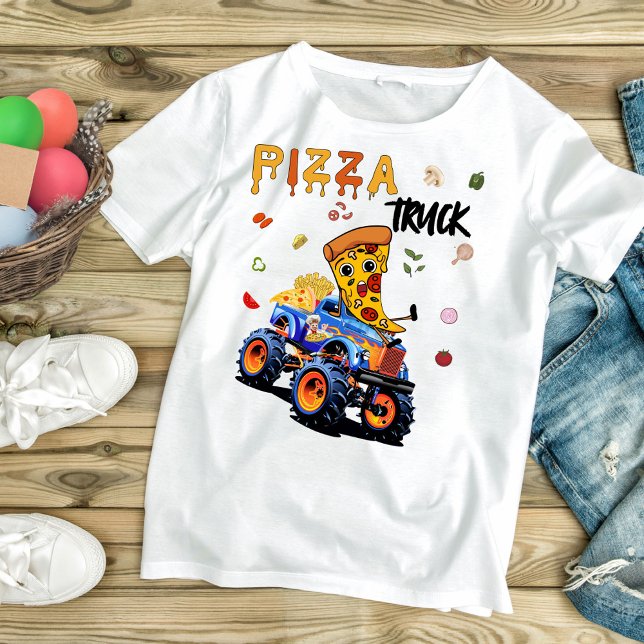 Camiseta Monster Pizza Truck (Subido por el creador)