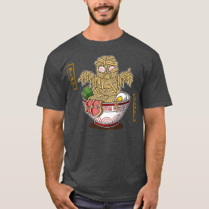 Camiseta Monster Ramen disfraz Famoso fideos Japón Gracioso