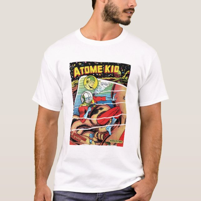 Camiseta Monster - Scifi - Astronauta - Funda Retro France (Anverso)