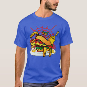 Camiseta Monster Spider Queso Quema Quema Quema Quema Quema