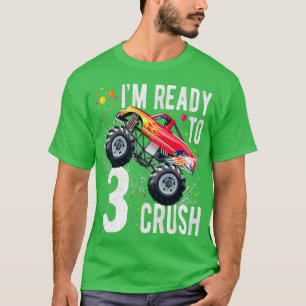 Camiseta Monster Tru de niño de 3 años de edad