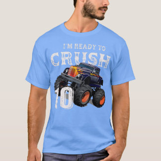 Camiseta Monster Truck 10th Birthday Gift Boys I'm Ready to