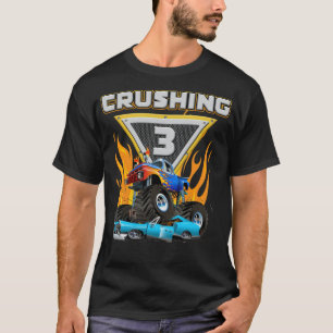 Camiseta Monster Truck 3er cumpleaños Camión cumpleaños cha