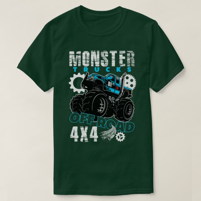 Camiseta Monster Truck 4x4 Off Road 1 (Diseño del anverso)