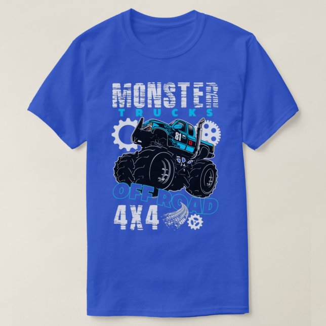 Camiseta Monster Truck 4x4 Off Road 4 (Diseño del anverso)
