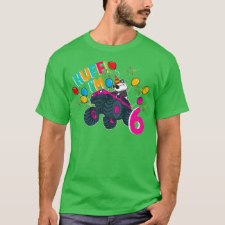 Camiseta Monster Truck 6 Panda Driver Cute Bear Pet Animal