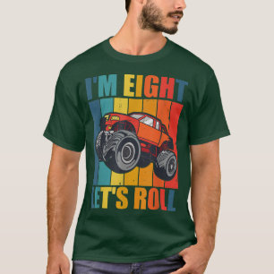 Camiseta Monster Truck 8 Year Old Boy Monster Truck 9th Bir