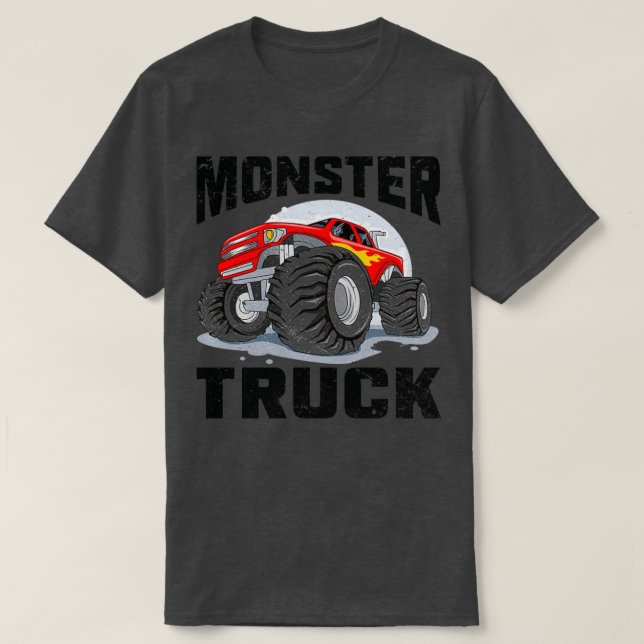 Camiseta Monster Truck amante de los camiones Regalo de cum (Diseño del anverso)