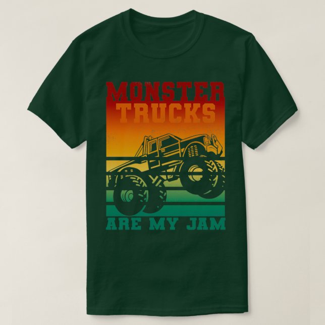 Camiseta Monster Truck Are My Jam Shirt Monster Truck lover (Diseño del anverso)