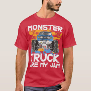 Camiseta Monster Truck Are My Jam Truck Lover Monster Truck