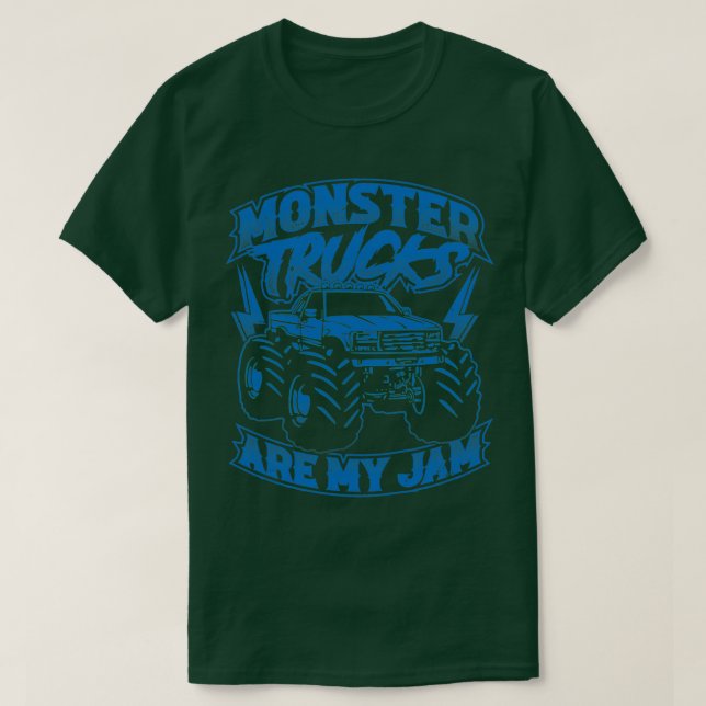 Camiseta Monster Truck Car Lover Shirt Monster Jam Camiones (Diseño del anverso)