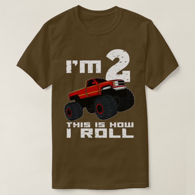 Camiseta Monster Truck Car Offroad Regalo de cumpleaños de  (Diseño del anverso)