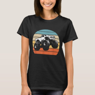 Camiseta Monster Truck Carreras de la bandera estadounidens