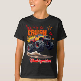Camiseta Monster Truck "Crush Kindergarten Tee"