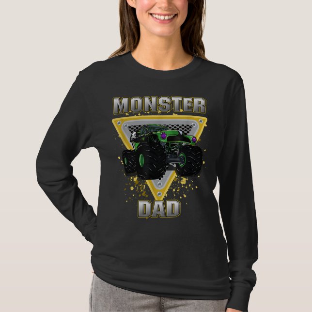 Camiseta Monster Truck Dad (Anverso)