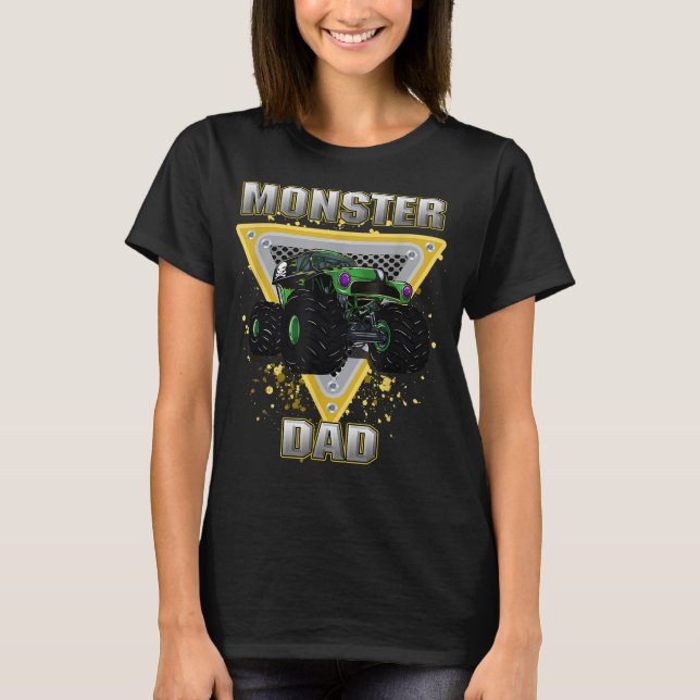 Camiseta Monster Truck Dad (Anverso)