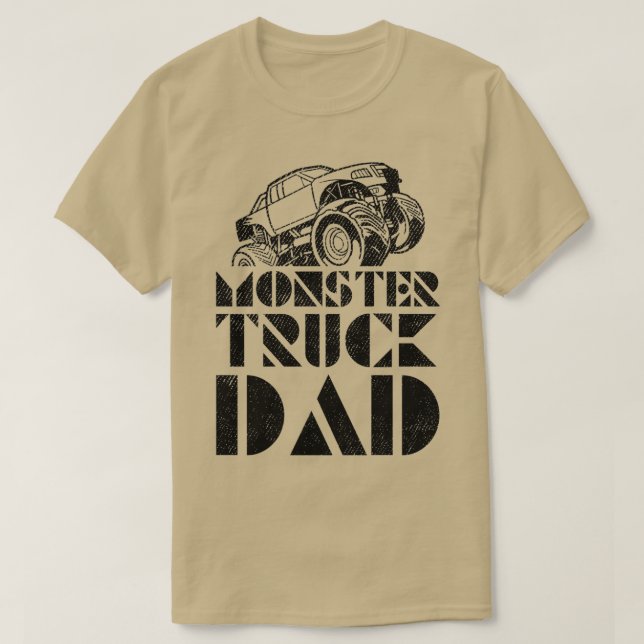 Camiseta Monster Truck Dad 14 (Diseño del anverso)