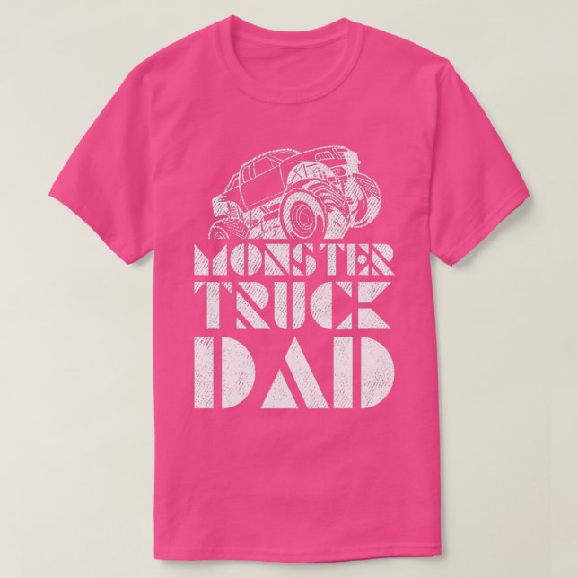 Camiseta Monster Truck Dad 16 (Diseño del anverso)