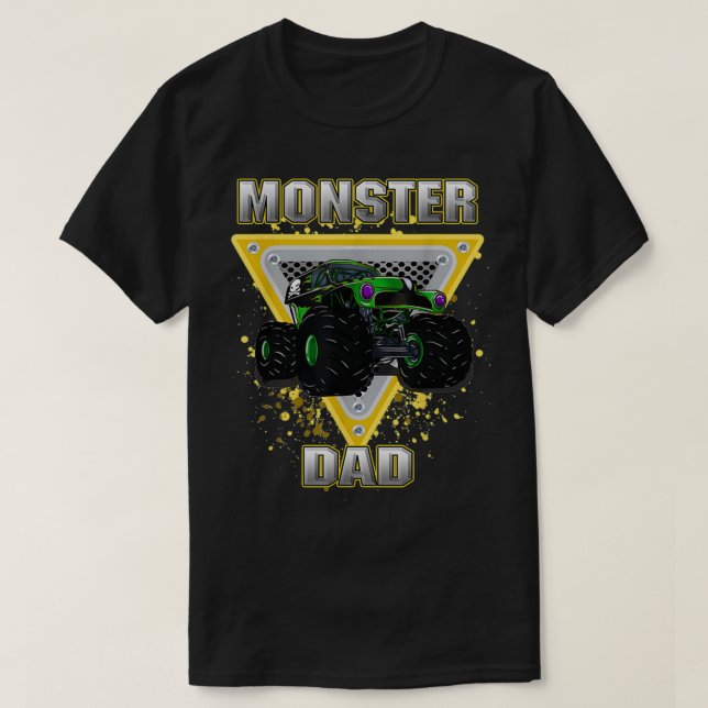Camiseta Monster Truck Dad 47 (Diseño del anverso)