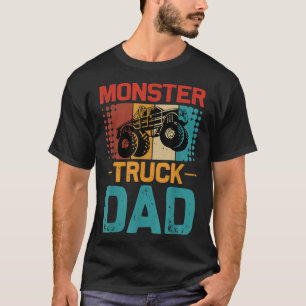 Camiseta Monster Truck Dad Cool Retro Vintage Monster Truck