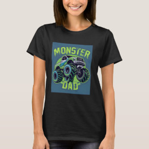 Camiseta Monster Truck Dad - Diversión a juego familiar