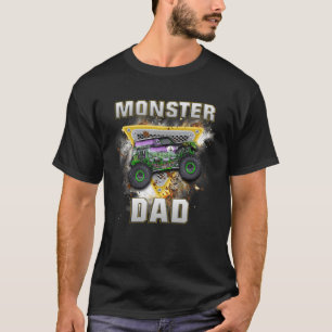 Camiseta Monster Truck Dad Monster Truck Son Mi Camión De A