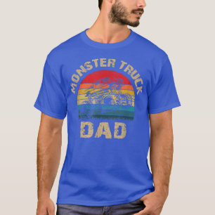 Camiseta MONSTER TRUCK DAD; Retro Distressed Big Truck 