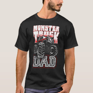 Camiseta Monster Truck Dad Tees Vintage Monster Truck Fathe