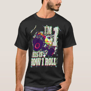Camiseta Monster Truck de 2 años Cumpleaños