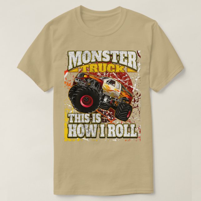 Camiseta Monster Truck Design by Mons (Diseño del anverso)