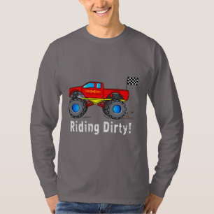 Camiseta Monster truck: ¡El montar sucio!