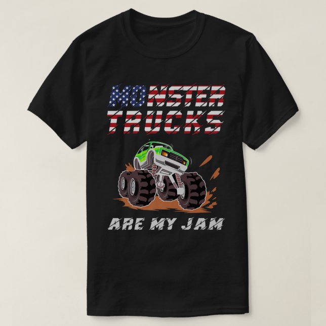 Camiseta Monster Truck es mi pasión Patriot Motorsport  (Diseño del anverso)