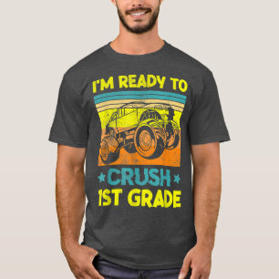 Camiseta Monster Truck Estoy listo para aplastar el primer