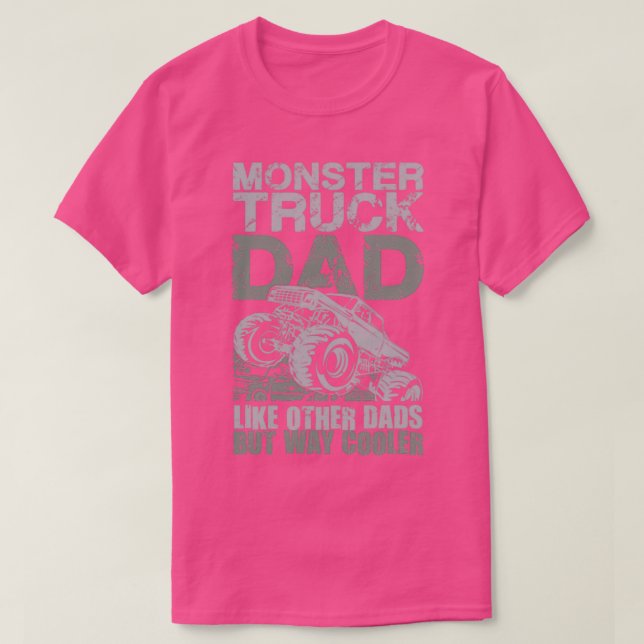 Camiseta Monster Truck Fathers Day Dad (Diseño del anverso)