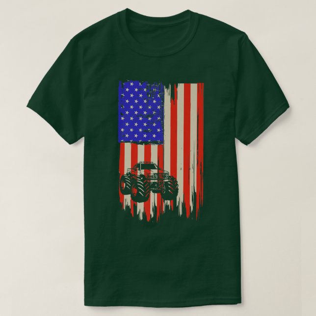 Camiseta Monster Truck Funny Driver2111 (Diseño del anverso)