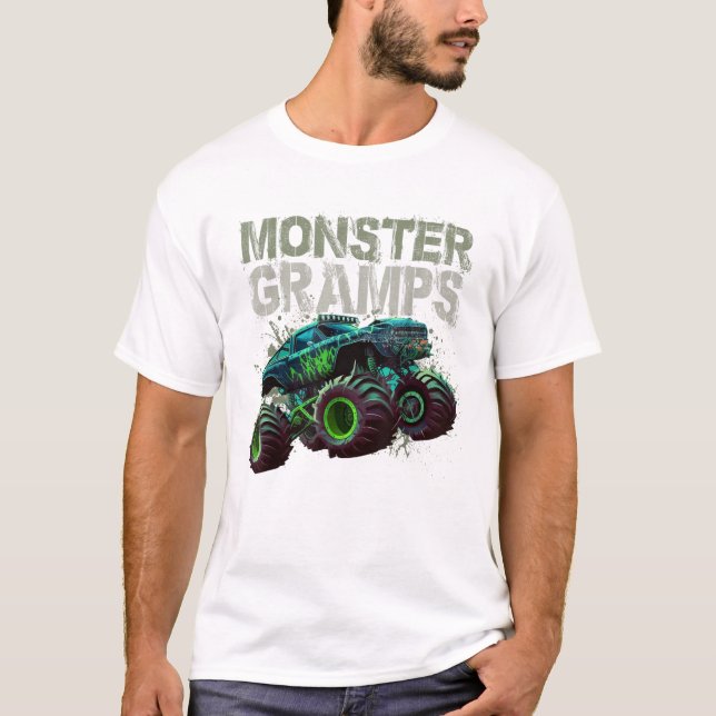 Camiseta Monster Truck Gramps Family (Anverso)