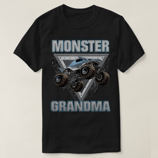 Camiseta Monster Truck Grandma (Diseño del anverso)