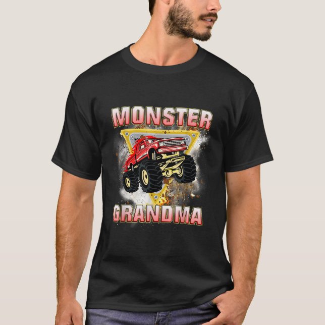Camiseta Monster Truck Grandma T Shirt (Anverso)