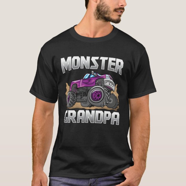 Camiseta Monster Truck Grandpa Monster Truck Are Jam Truck (Anverso)