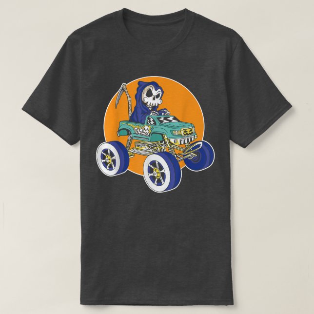 Camiseta Monster Truck Halloween  (Diseño del anverso)
