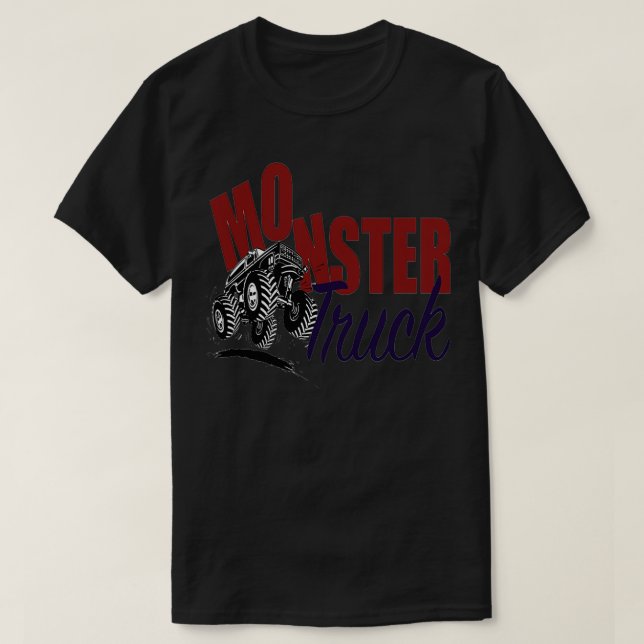 Camiseta monster truck killer (Diseño del anverso)
