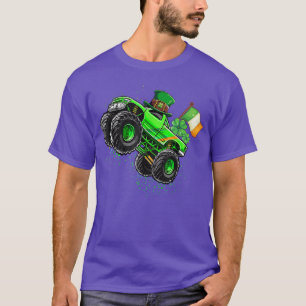 Camiseta Monster Truck Leprechaun Shamrock St Patricks Day