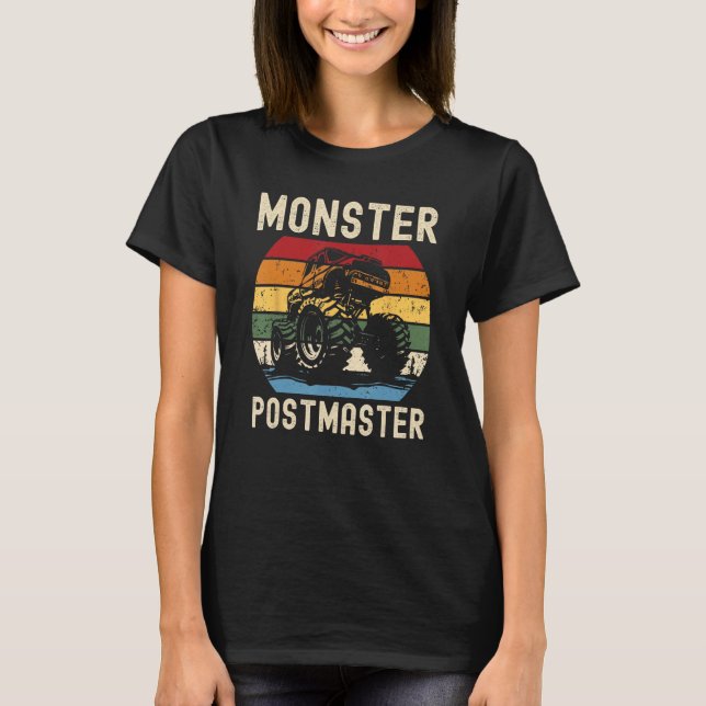 Camiseta Monster Truck Lodge Postmaster (Anverso)