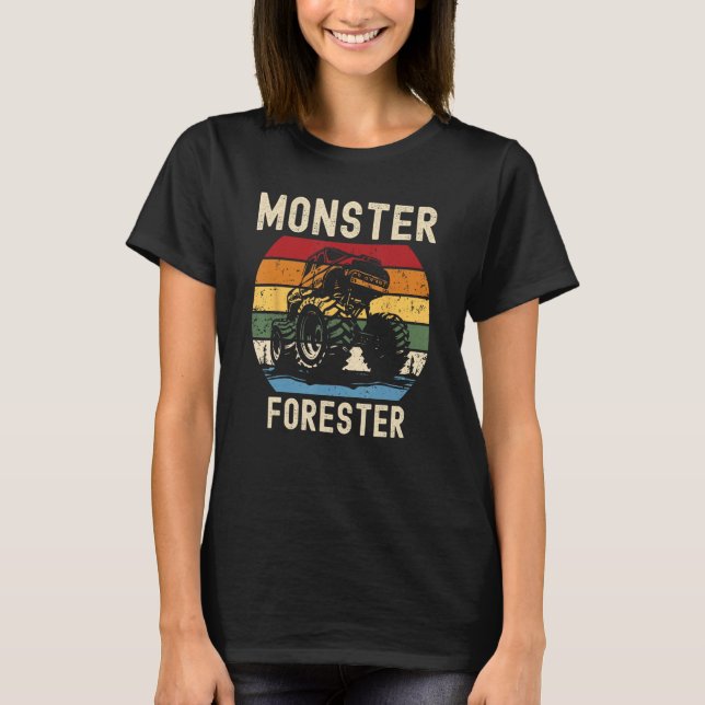 Camiseta Monster Truck Loving Forester (Anverso)