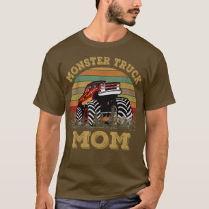 Camiseta Monster Truck Mamá Vintage Retro Style Mujeres