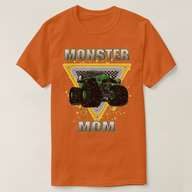 Camiseta Monster Truck Mom (Diseño del anverso)