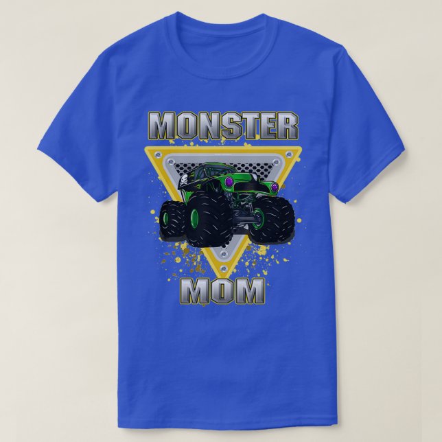 Camiseta Monster Truck Mom 10 (Diseño del anverso)